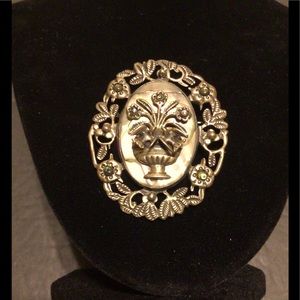 Vintage SilverJFR Brooch